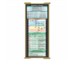 WhiteCoat Clipboard® Trifold - Tactical Brown Respiratory Therapy Edition